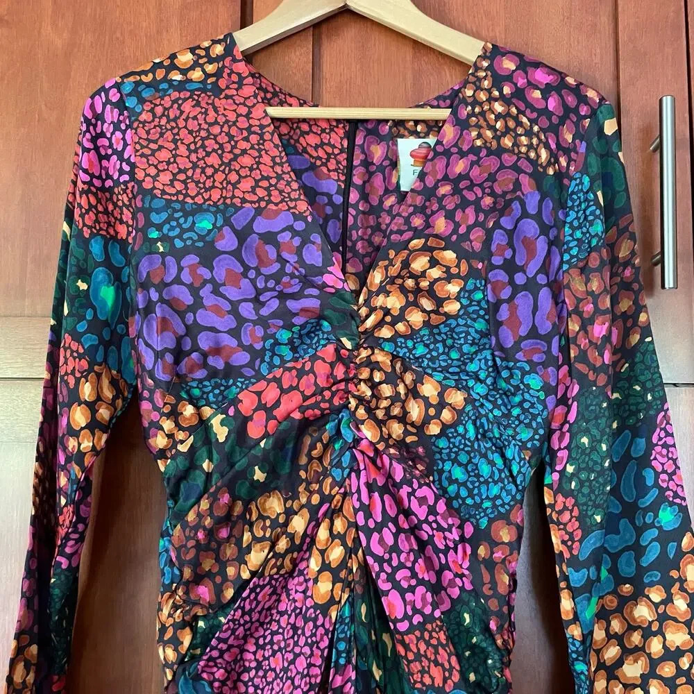 FARM Rio Multicolor Midi Dress - Picture 4 of 13